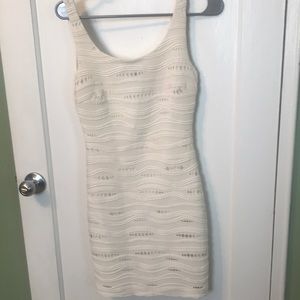 White bodycon dress